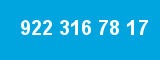 922 316 78 17 922 316 78 17